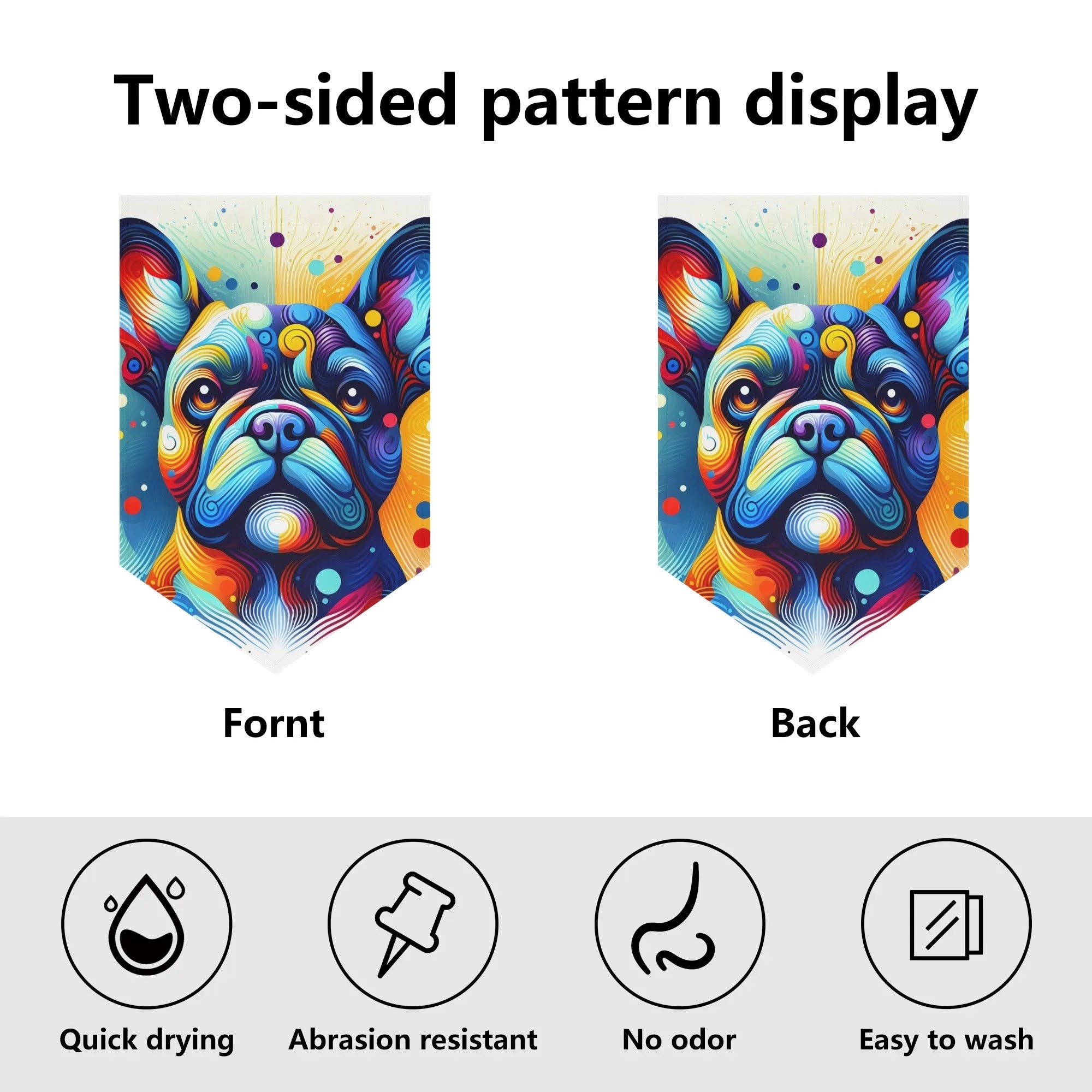 French Bulldog Nova Garden Flag Banner Comfy Pet Product