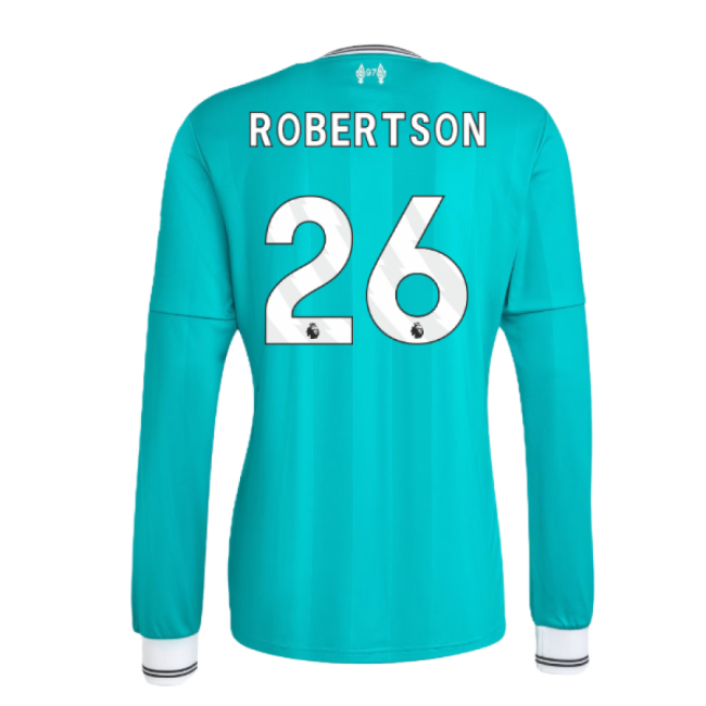 Women's 2025-2026 Liverpool Long Sleeve Third Shirt (Robertson 26)