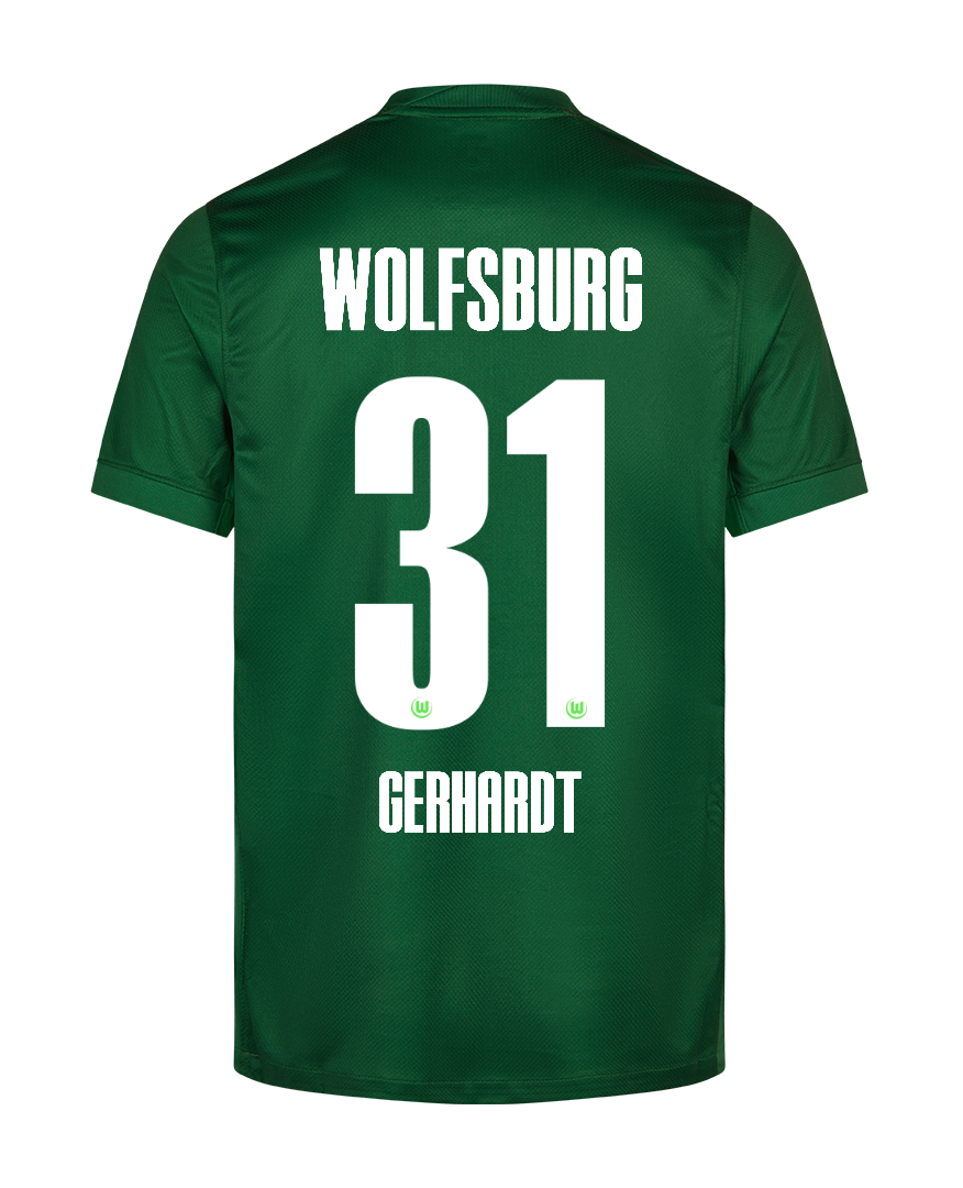 Wolfsburg's 25-26 Home Jersey with GERHARDT 31