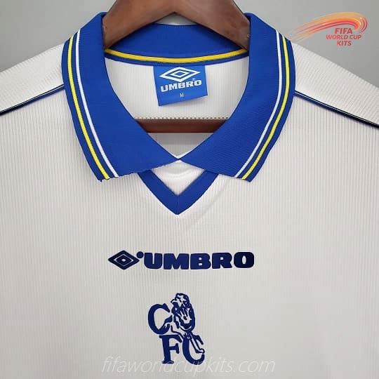 Chelsea 98-00 Away White Football Kit