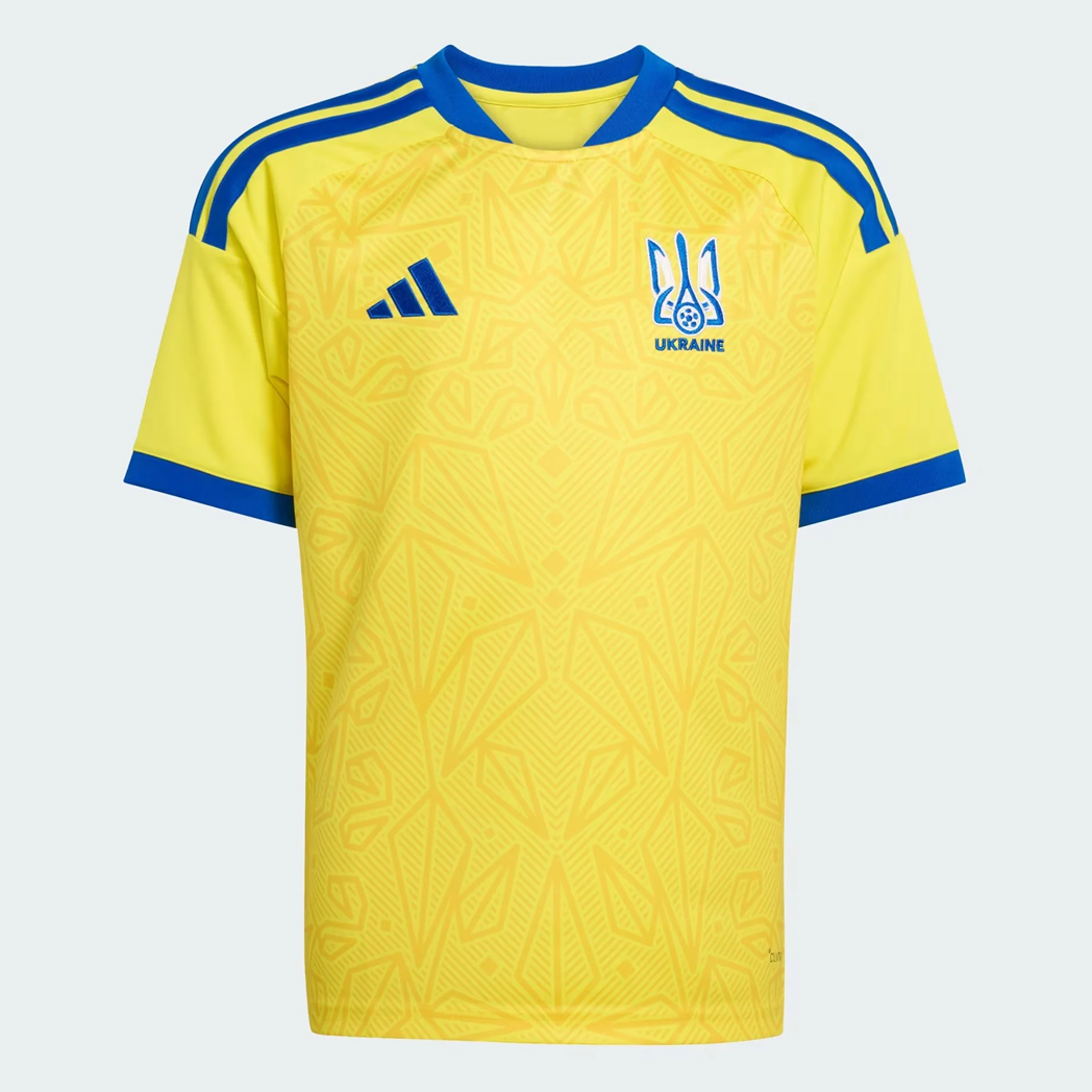 Ukraine 2026 Home Jersey - Youth Zbirna Football Shirt |  Ukraine National Team Kids Kit