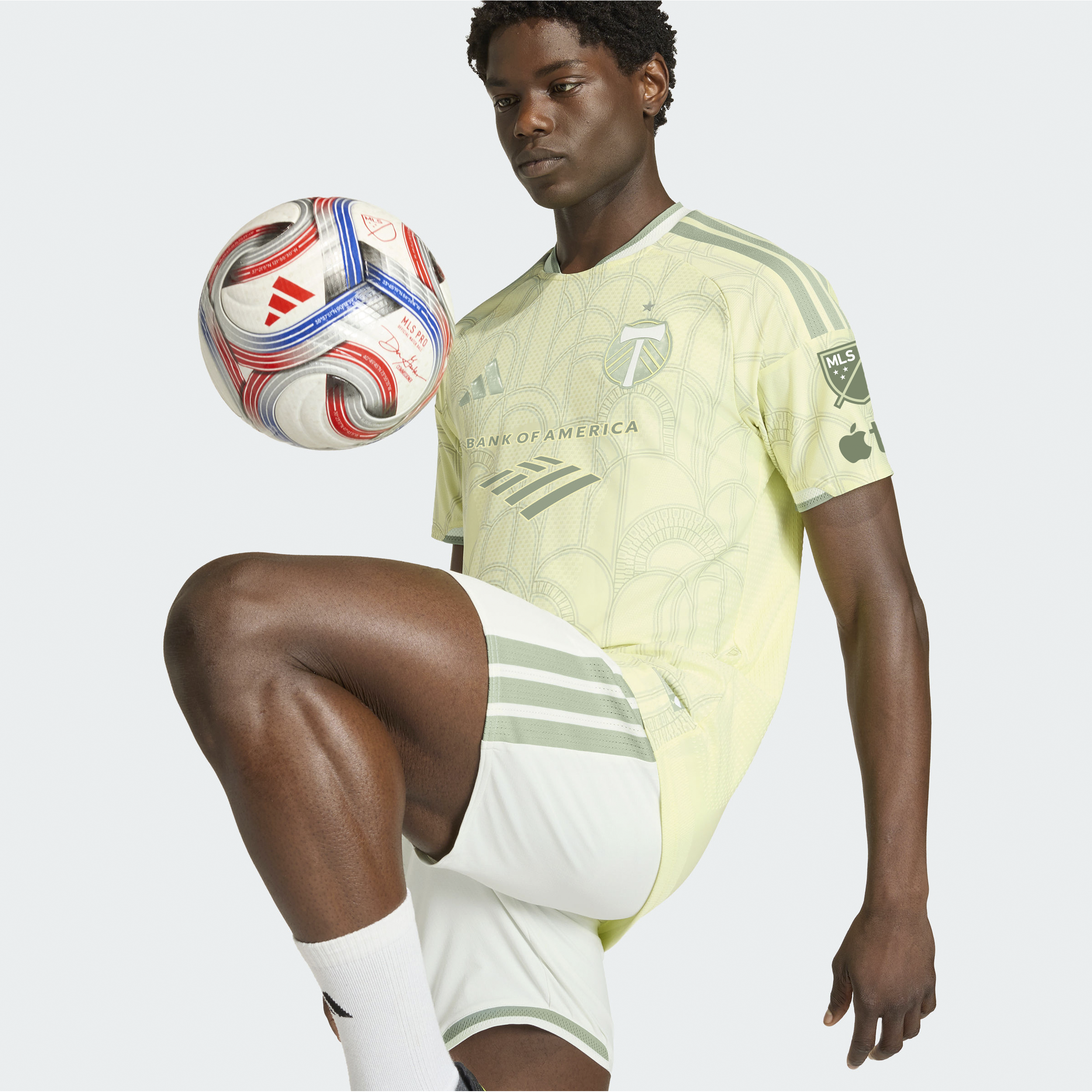 [JED] Portland Timbers 2026 Civic Stadium Kit On-Field Authentic Patch Jersey - Yellow