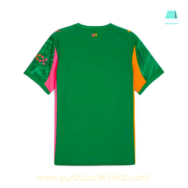 2025-2026 Man City Goalkeeper Away Shirt (Green) (Hart 1)