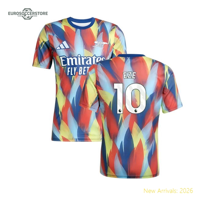 2025-2026 Arsenal Pre-Match Shirt (Victory Blue) - Kids (Eze 10)