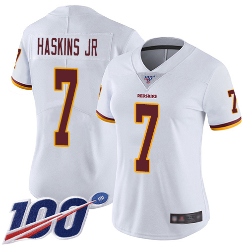 Official NFL Washington Redskins #7 Dwayne Haskins Red -v3