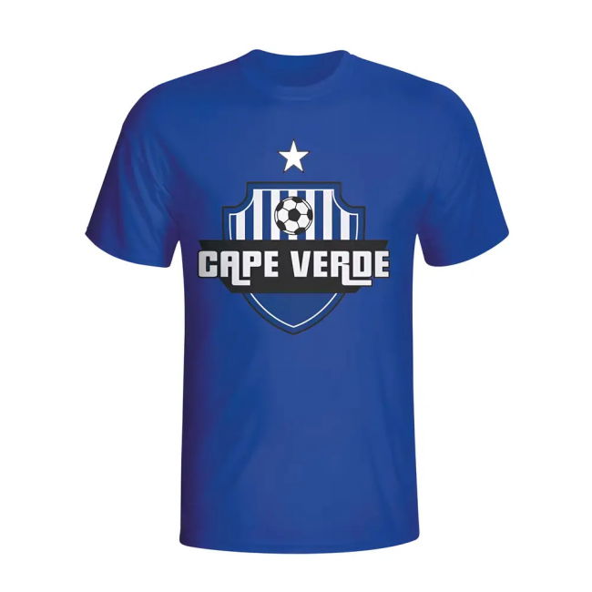 Climate-Control Cape Verde Country Logo T-Shirt (Blue) - Kids