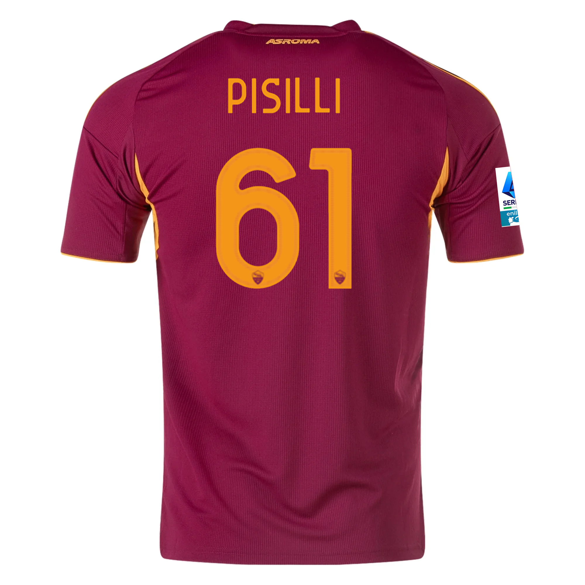 AS Roma Niccol 2025-2026 Ser Home Jersey – Authentic Shirt
