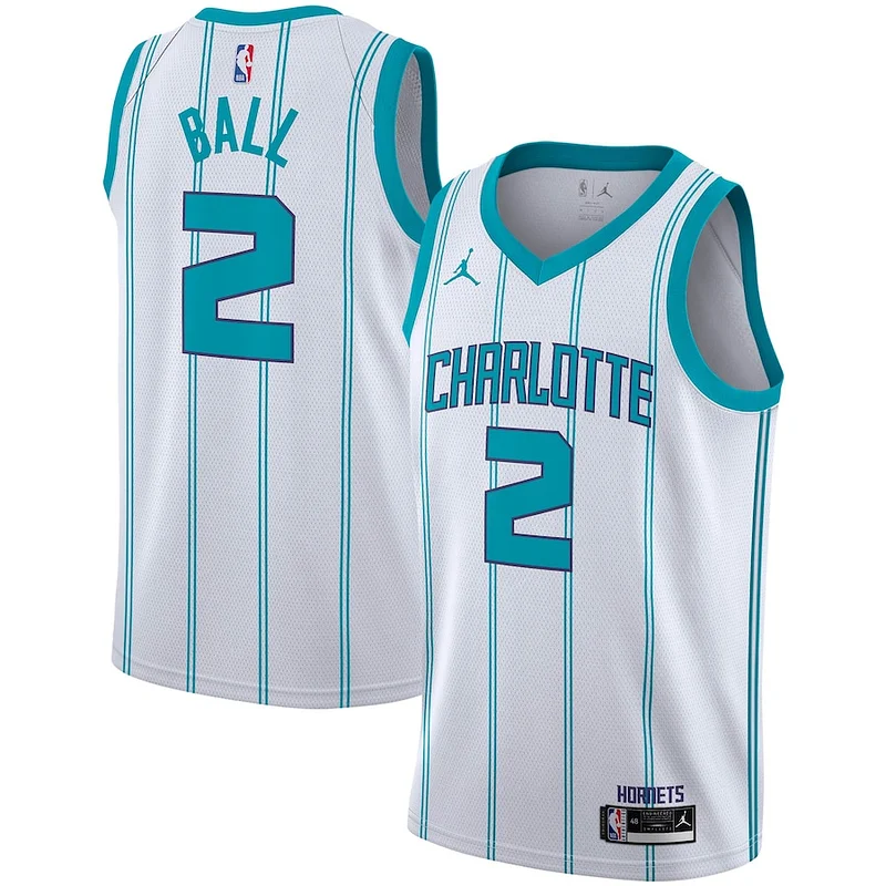 All-Star LaMelo Ball CHA Swingman Jersey - White - Licensed Product