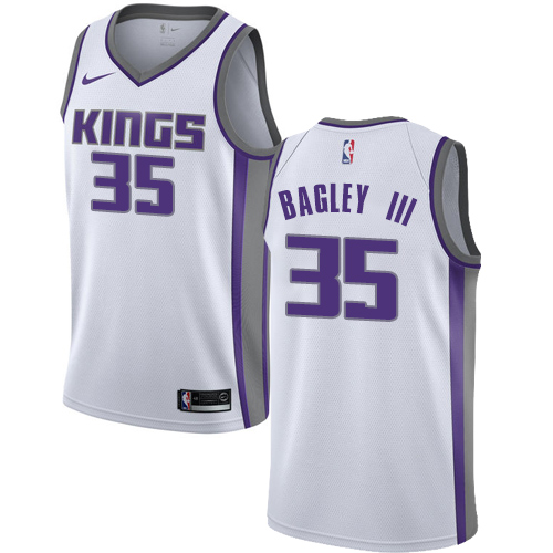 White Sacramento Kings #35 Nike Jersey - Economical Basketball Jersey