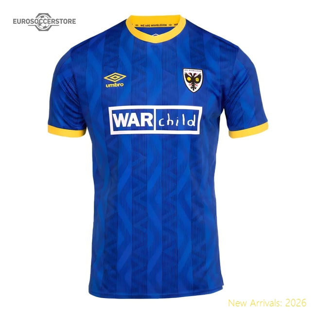 2024-2025 Afc Wimbledon Home Shirt - Official Edition - Premium Quality
