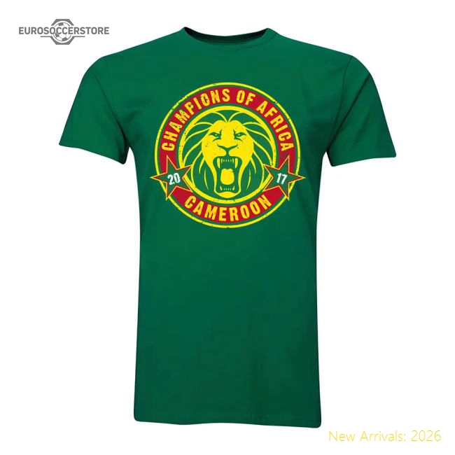 Indomitable Lions African Nations Winners T-shirt (green)