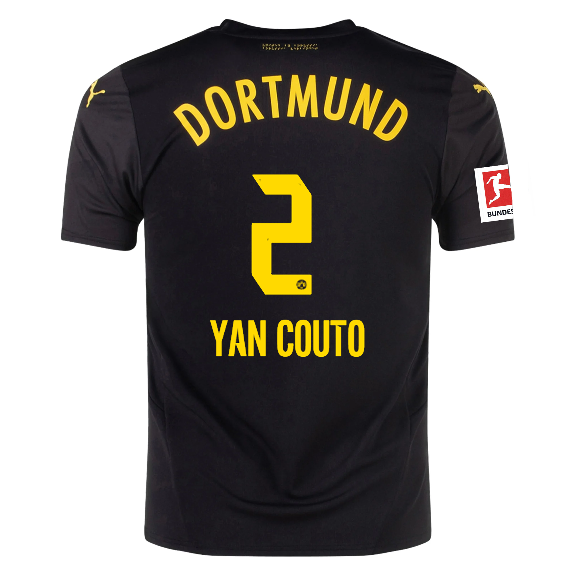 Borussia Dortmund Couto 2024-2025 Bun Away Jersey – Authentic Shirt