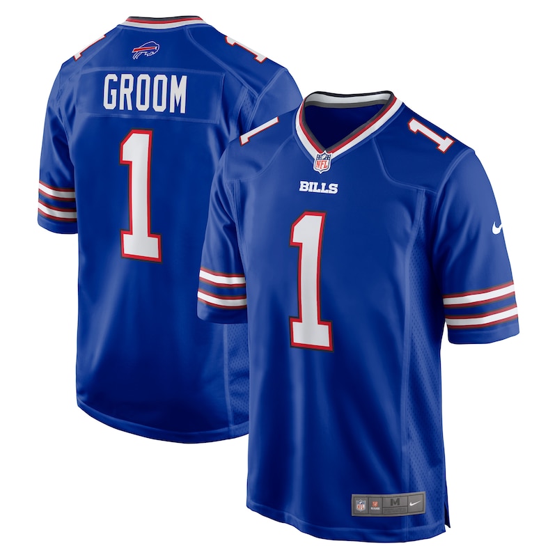 None Number 1 Groom BUF Bills Energetic Budget-Friendly Jersey