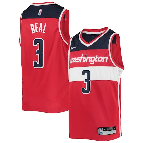 Bradley Beal WAS Performance Team Jersey - Red - Licensed Product