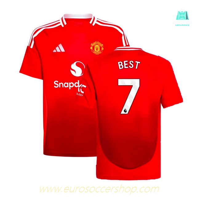 2024-2025 Man Utd Home Shirt (Kids) (Best 7)