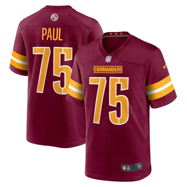 Performance None Game Jersey - Premium Burgundy NFL Fan Jersey | Ga...