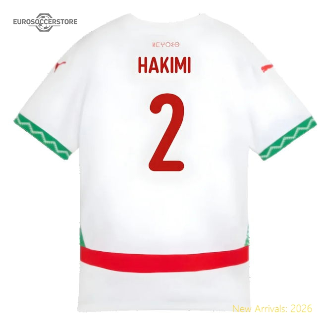 2024-2025 Morocco National Team Alternate Jersey (kids) (hakimi 2)