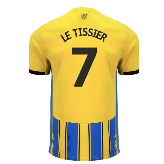 Pro-Level 2025-2026 SOU Away Football Shirt Le Tissier 7 Adults #15489