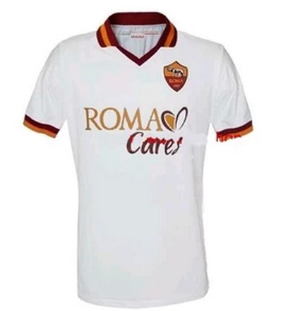 13-14 Roma Away White Soccer Jersey Shirt - Official Replica 2678