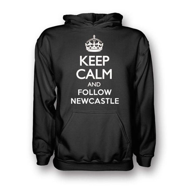 Newcastle Genuine Keep Calm And Follow Newcastle Hoody (Black) - Ki...