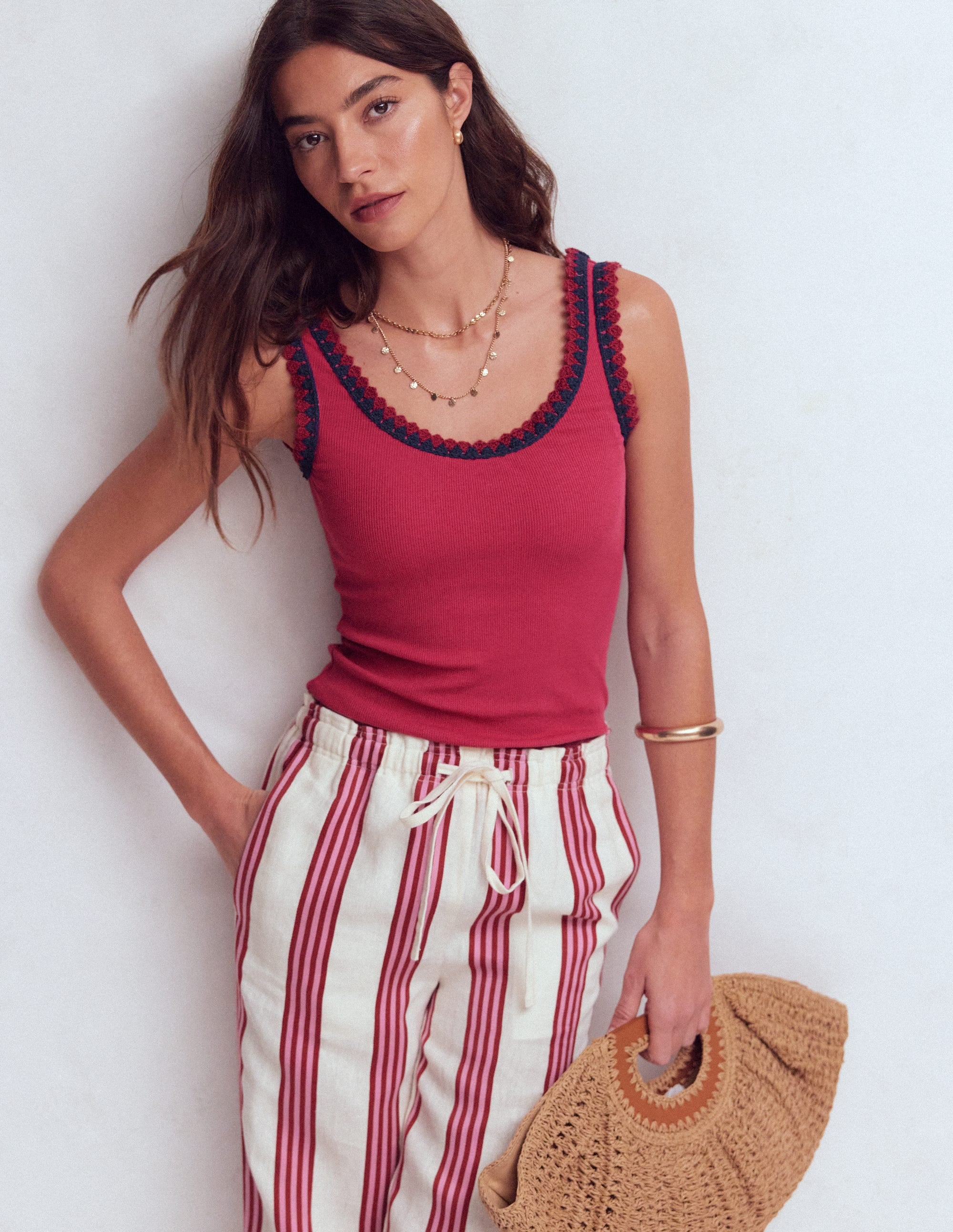 Maddie Trim Detail Vest