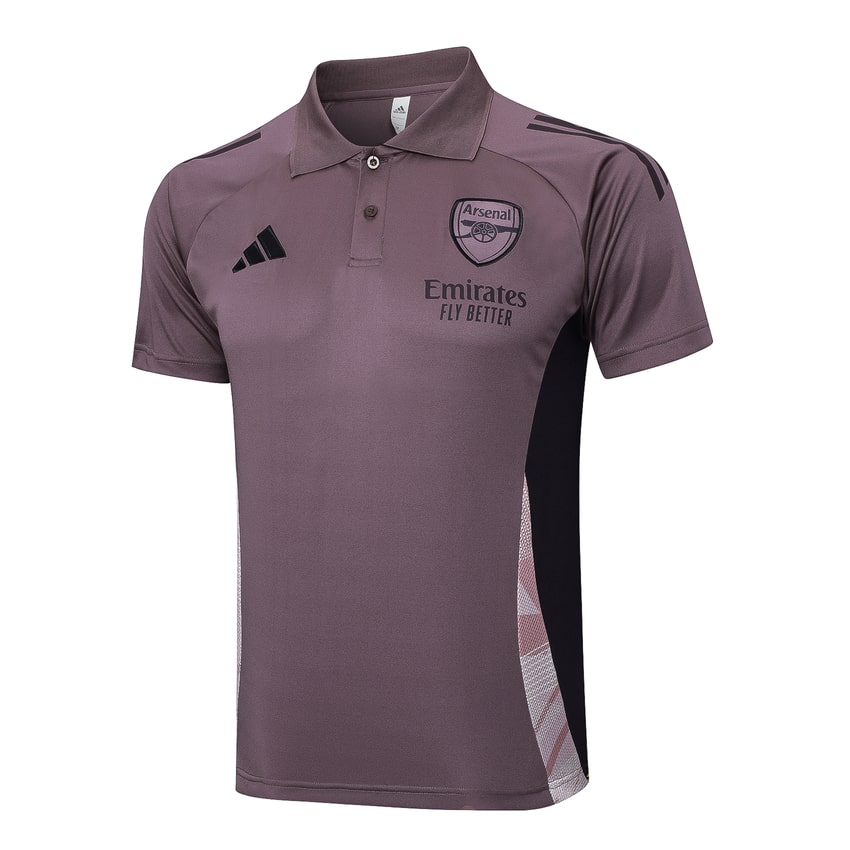 Arsenal Polo 2024 2025 Dark Pink Tracksuit