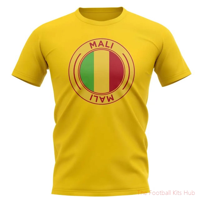 Mali Football Badge T-Shirt (Yellow)