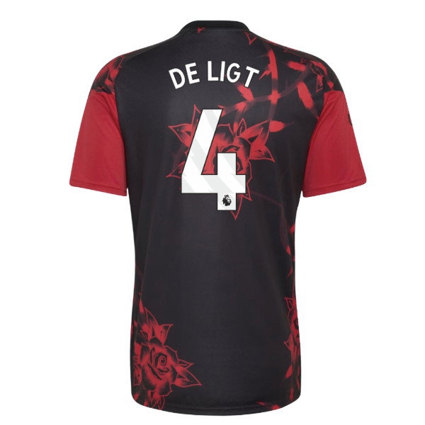 [DDJ] 2026-2027 Man Utd Home Pre-Match Shirt (Red) (De Ligt 4)