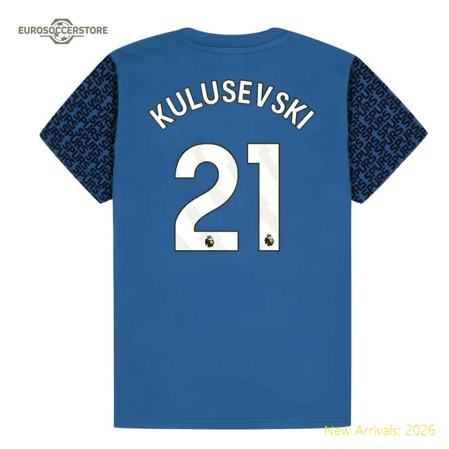 2025-2026 Football Team Kids Comfortable Kulusevski Jersey Dri-fit