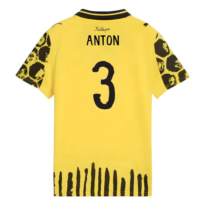Game Replica Borussia Dortmund Home Replica Jersey (Kids) (Anton 3)