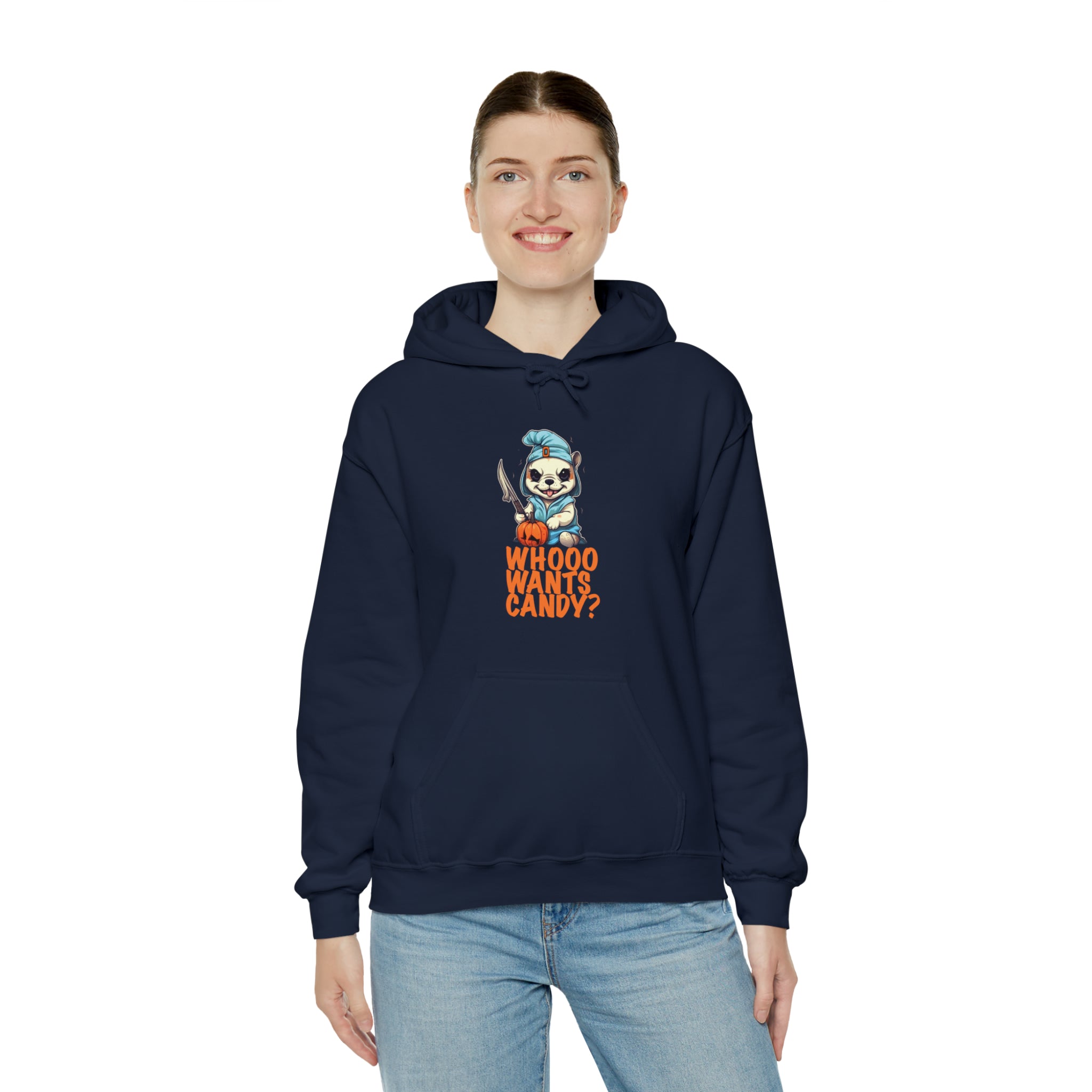 Whoo - Durable Wants Candy Halloween Unisex Hoodie Everyday Use