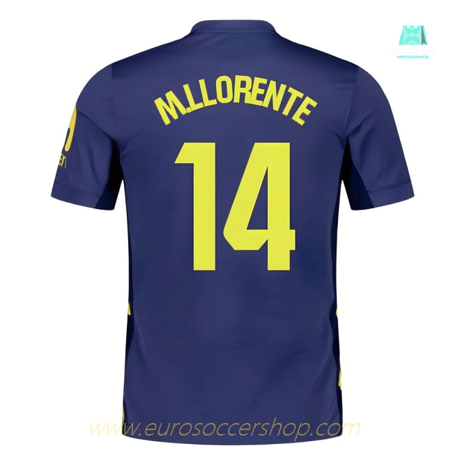2025-2026 Atletico Madrid Away Shirt (M.Llorente 14)