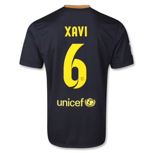 High Performance Barca 1314 Barcelona 6 XAVI Third Shirt