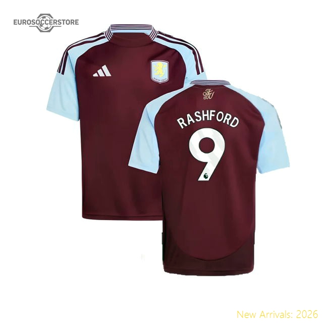 Aston Villa Home Kit 2024-2025 Supporter Jersey