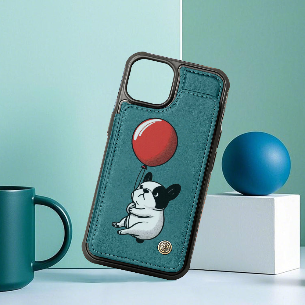 Durable Lucky - Leather Wallet Case For For Iphone & Samsung for Pet