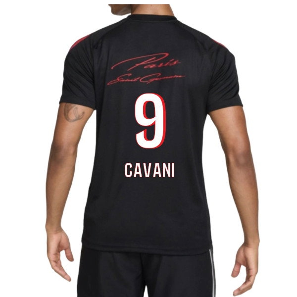 [JED] 2026-2027 PSG Strike Training Shirt (Black) (Cavani 9)