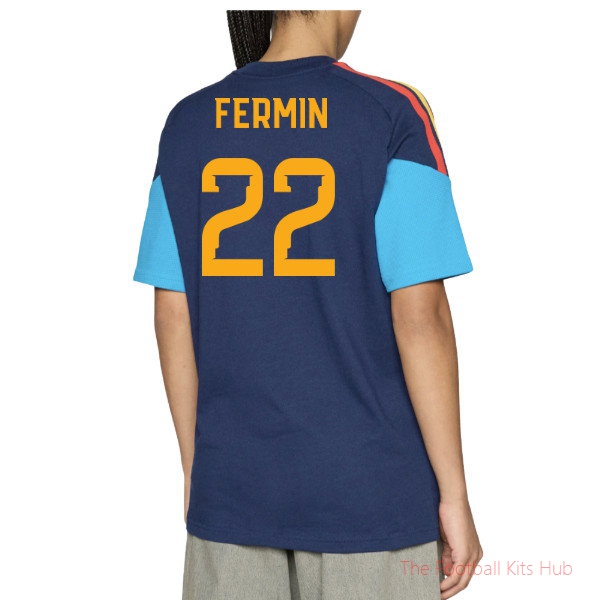 [JED] 2026/27 Spain Training Tee (Night Indigo) (Fermin 22)