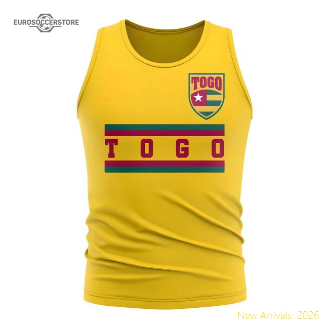 Superior Togo Core Football Country Sleeveless Tee (yellow)