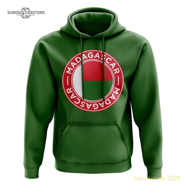 Madagascar Football Badge Hoodie (green) - Supporter Edition