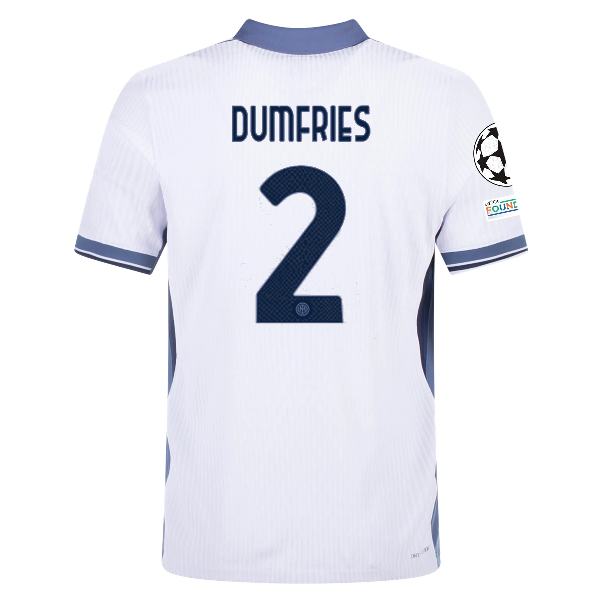 Inter Milan Dumfries 2024-2025 UCL Away Jersey – Authentic Shirt