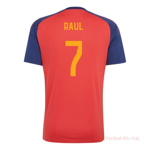 2026-2027 Spain Home Fan Jersey (Raul 7)