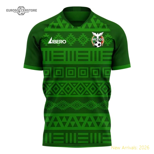 Mexico 2025-2026 Home Concept Football Kit (Libero) (Your Name)