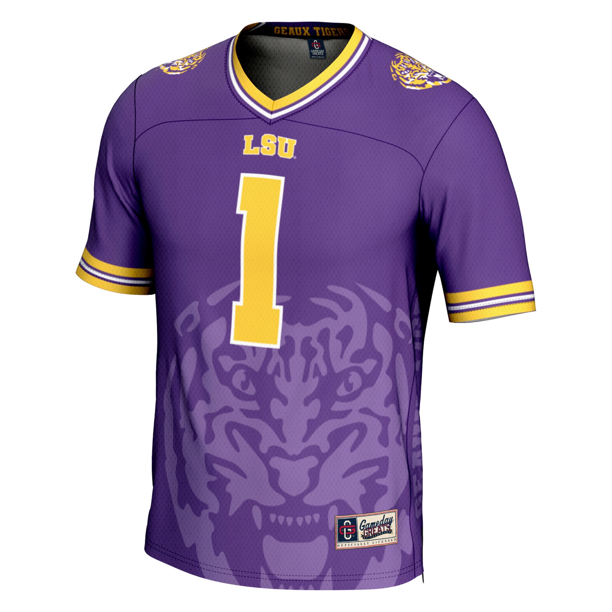 [Youth] LSU Tigers #1 Football Jersey - Purple | Stadium Series 26/27 Season
