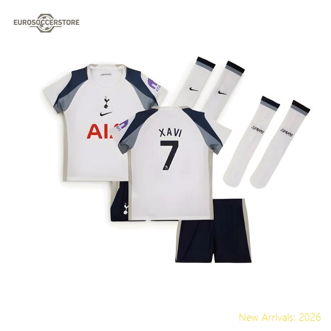 Kid-approved Football Team Mini Xavi Jersey 2025-2026 Stretchy