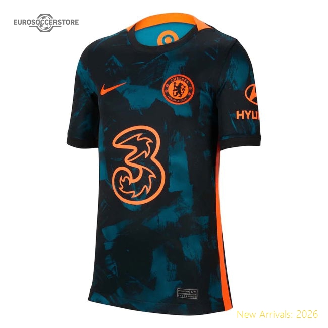 Chelsea Kids Durable Jersey 2021-2022 Breathable Performance Fabric