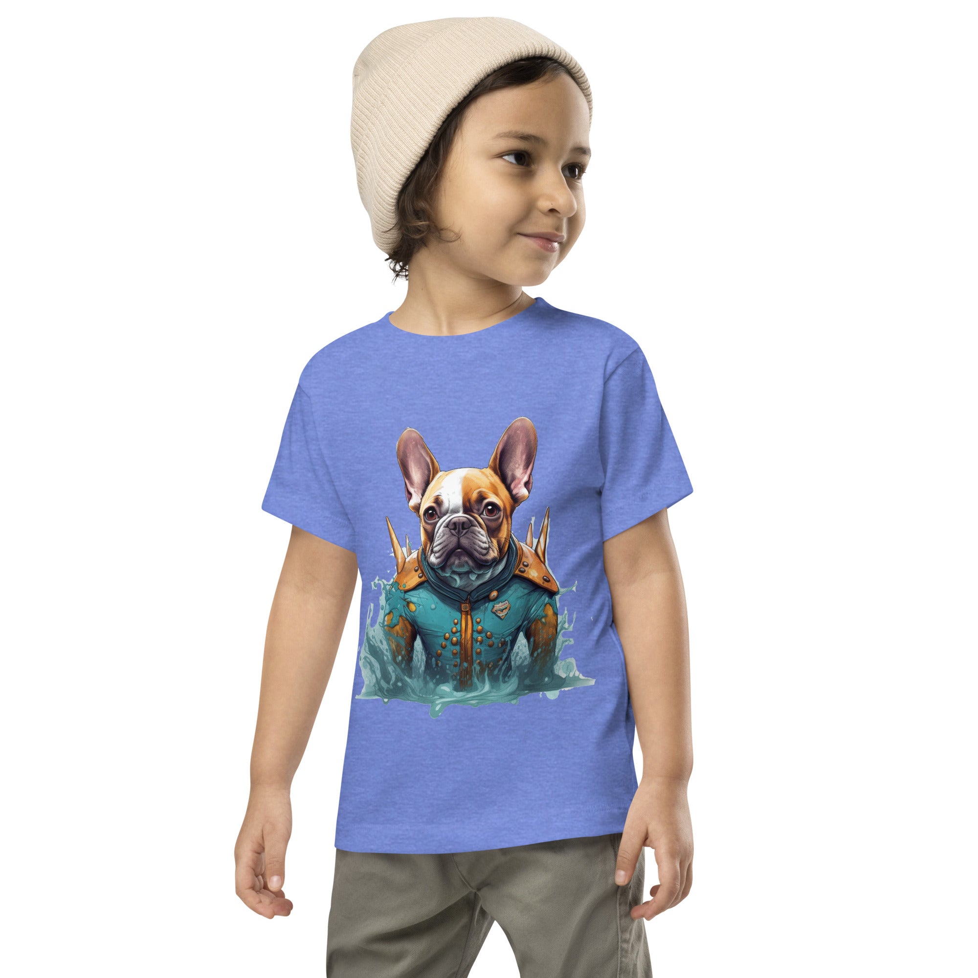 Stylish Kid's Frenchie T-shirt - Oceanic Canine Apparel for Pet Durable
