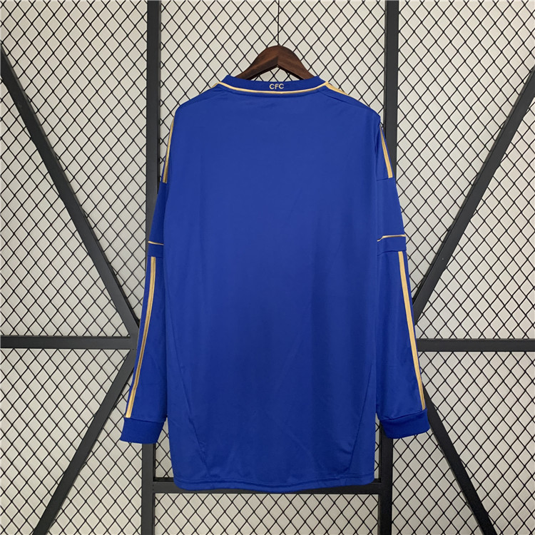 Premium Quality Chelsea 1213 Home Retro Football Shirt - Long Sleeve