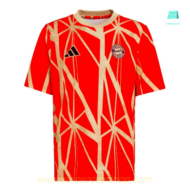 2024-2025 Bayern Munich Pre-Match Shirt (Red) (Muller 25)