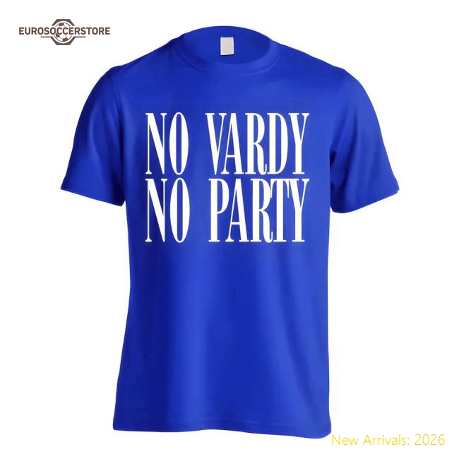 Leicester No Vardy No Party T-Shirt (Blue) - Kids