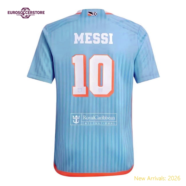 Gentle Football Team Kids Messi Jersey 2024-2025 Flexible